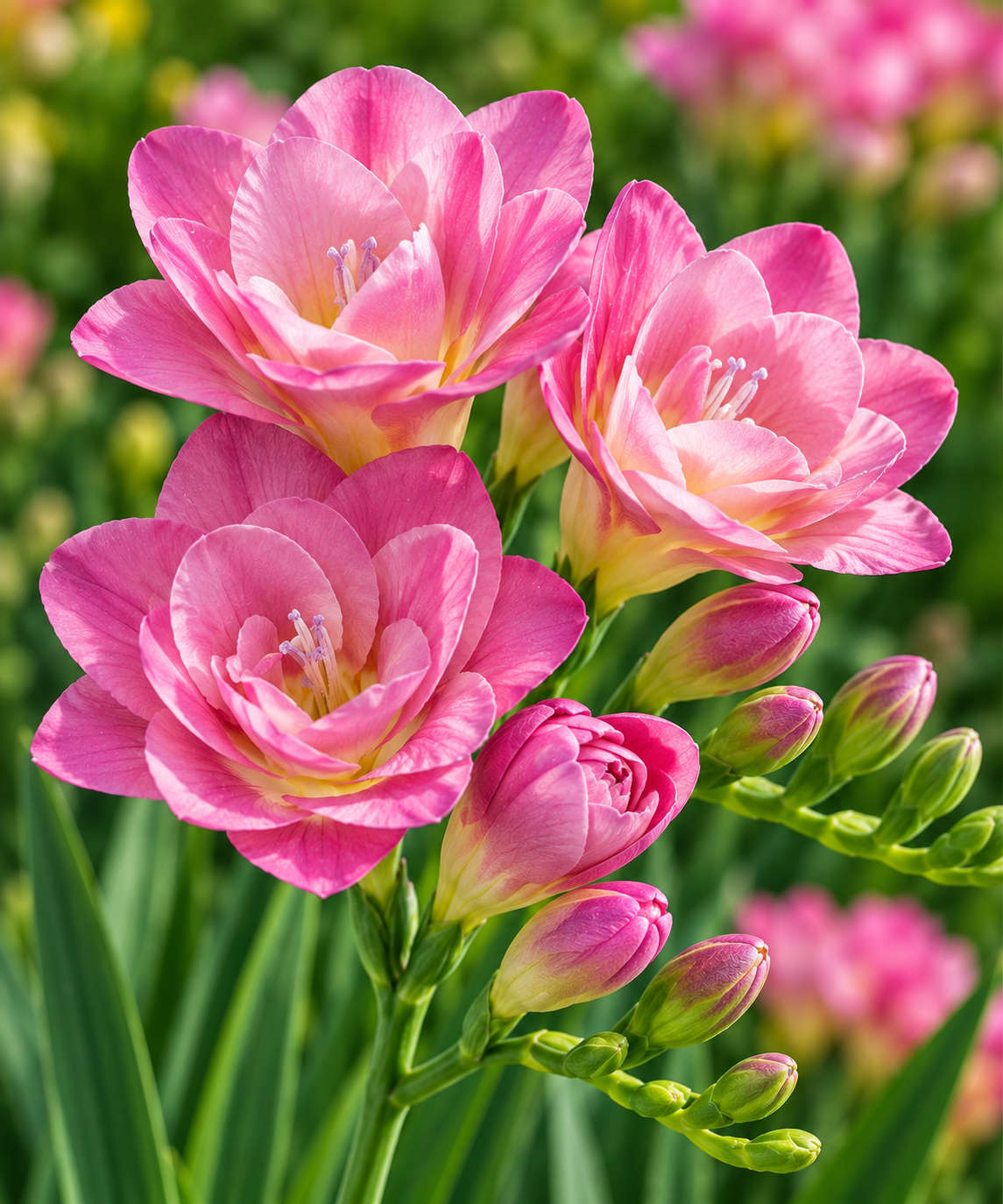 'Double Pink' Freesia